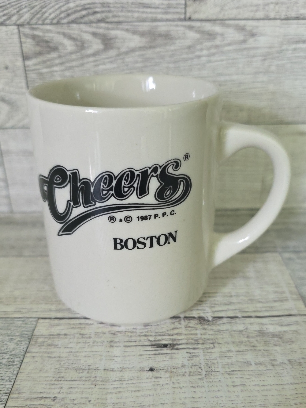 Vtg. 1987 Cheers Boston Mug